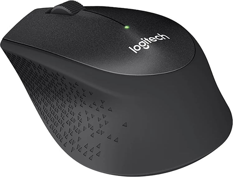 Maus Logitech B330 Silent Plus 910-004913 pa kabëll, klikim i qetë, me bateri, i zi