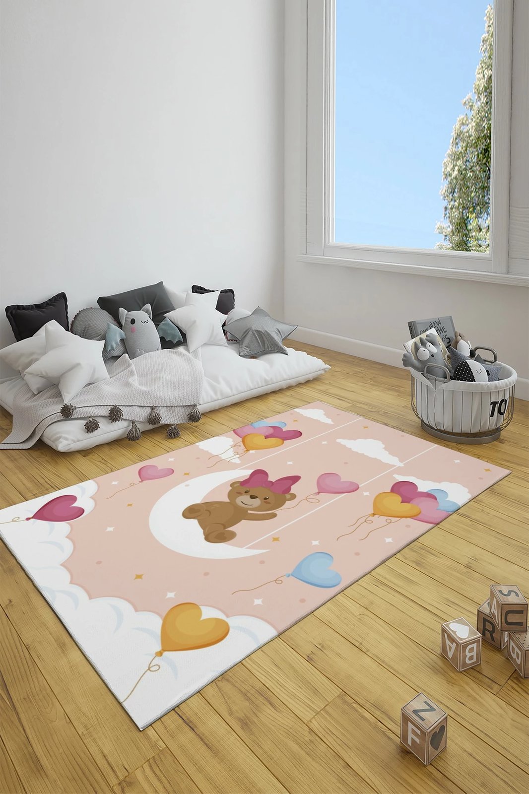 Qilim për fëmijë, shumëngjyrësh, 80x150cm, Conceptum Hypnose CT-3057