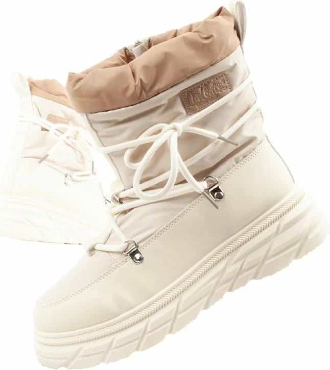 Çizme dimri për femra Lee Cooper, bezhë/krem