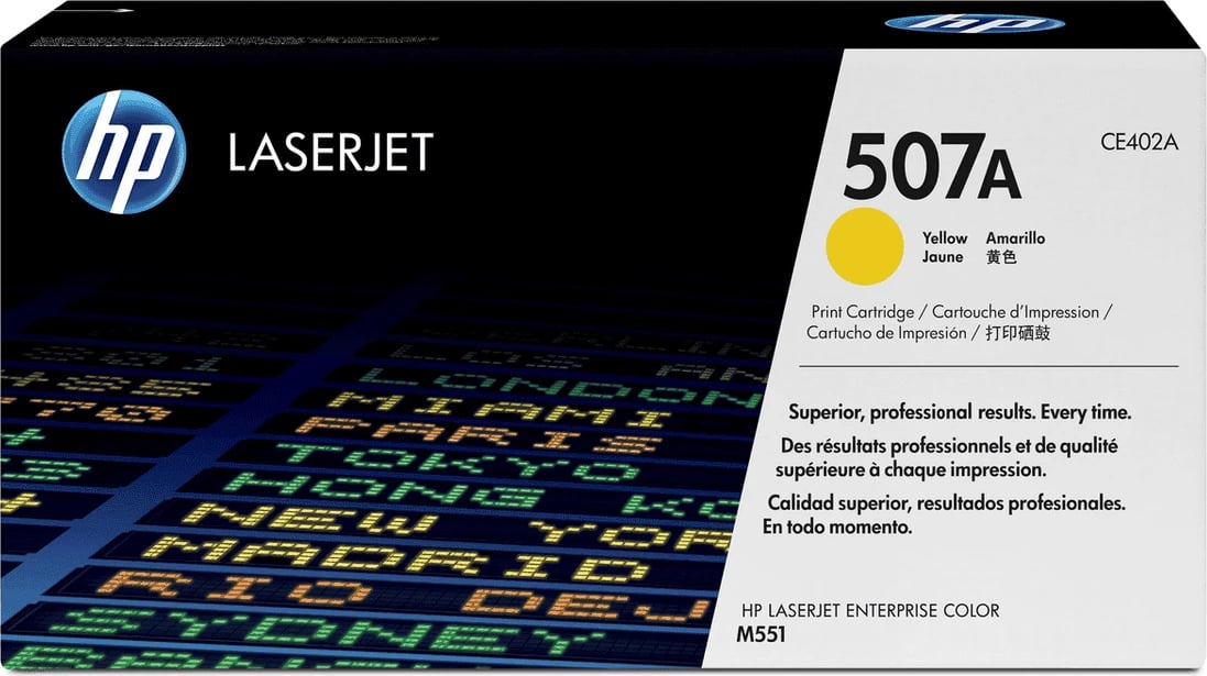 Toner HP 507A CE402A 6000 faqe, standard, e verdhë