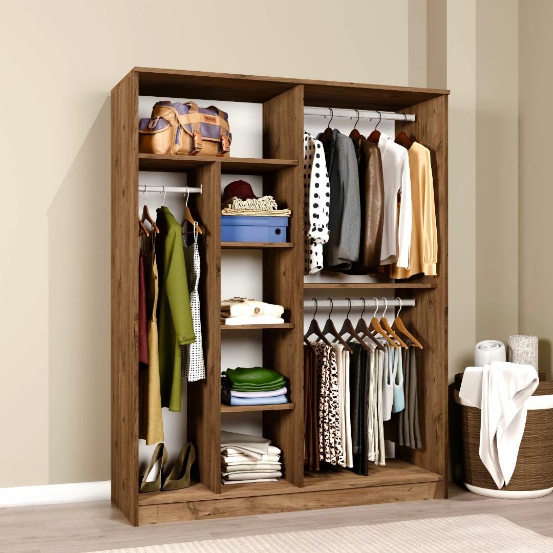 Dollap rrobash Skye Decor, ngjyrë Atlantic Pine, Kardelen 1600-114