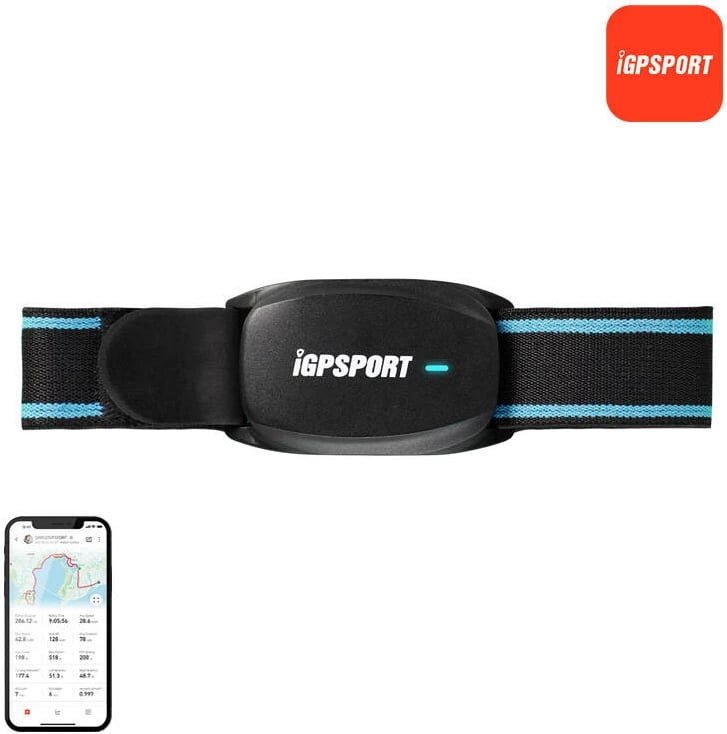 Monitor pulsi për krah iGPSPORT HR70, Bluetooth 5.0, IPX7, i zi