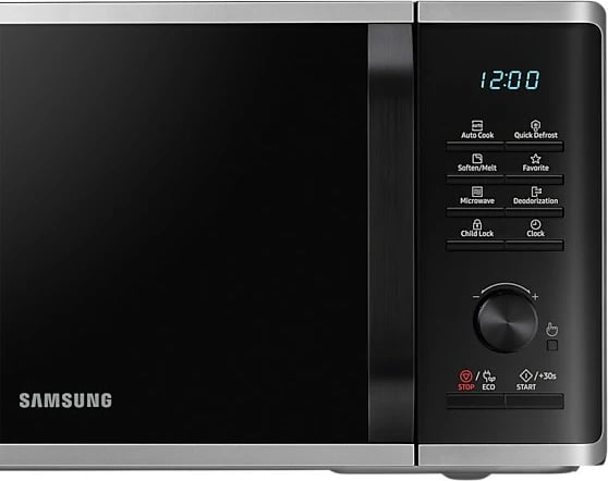 Mikrovalë Samsung MS23B3515AS, Solo, 23 L, 1150 W, LED, E zezë/Gri Mikrovalë Samsung MS23B3515AS, Solo, 23 L, 1150 W, LED, E zezë/Gri