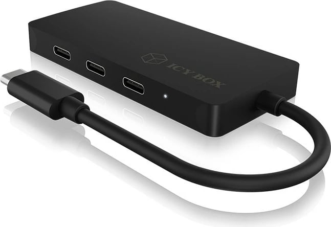 USB hub ICY BOX IB-HUB1429-CPD, 4 porta, USB 3.2 Gen 2 Type-C, 100 W, zi