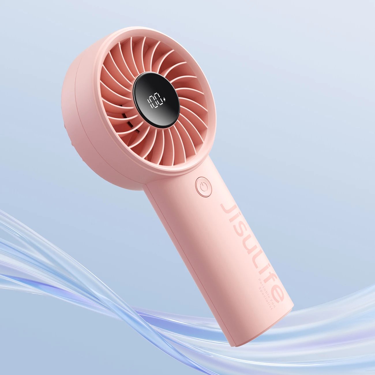 Ventilator dore Jisulife Handheld Fan Life4, 3600mAh, USB-C, Rozë