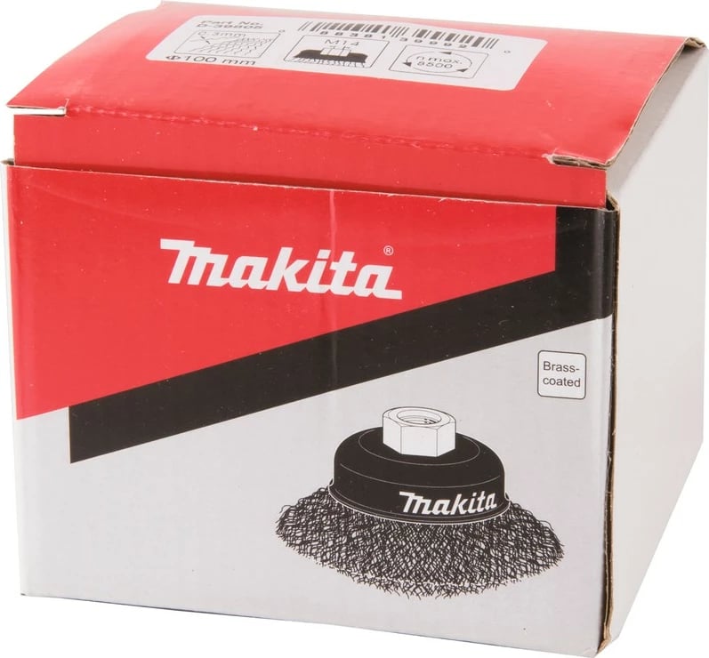 Furçë rrethore Makita MS 100mm, M14, për metal, ar/gjelbër