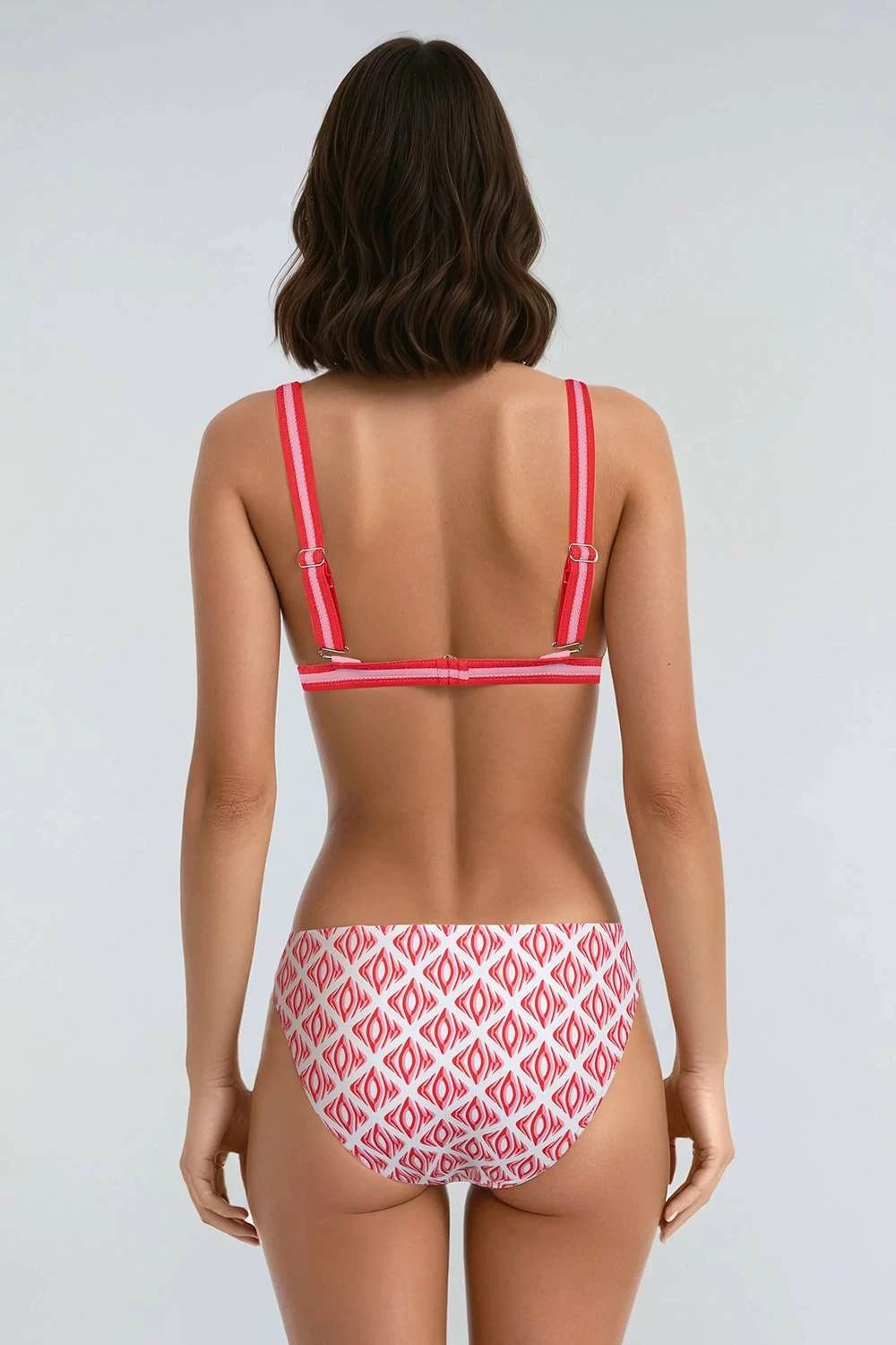 Set bikini (2 pjesë), Jumeon, Koma, e kuqe