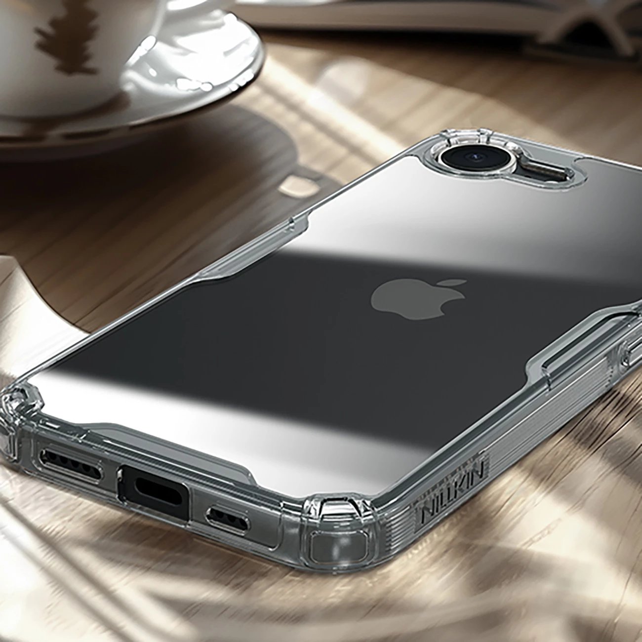 Mbështjellës Nillkin Nature Pro për iPhone 16e, Transparent