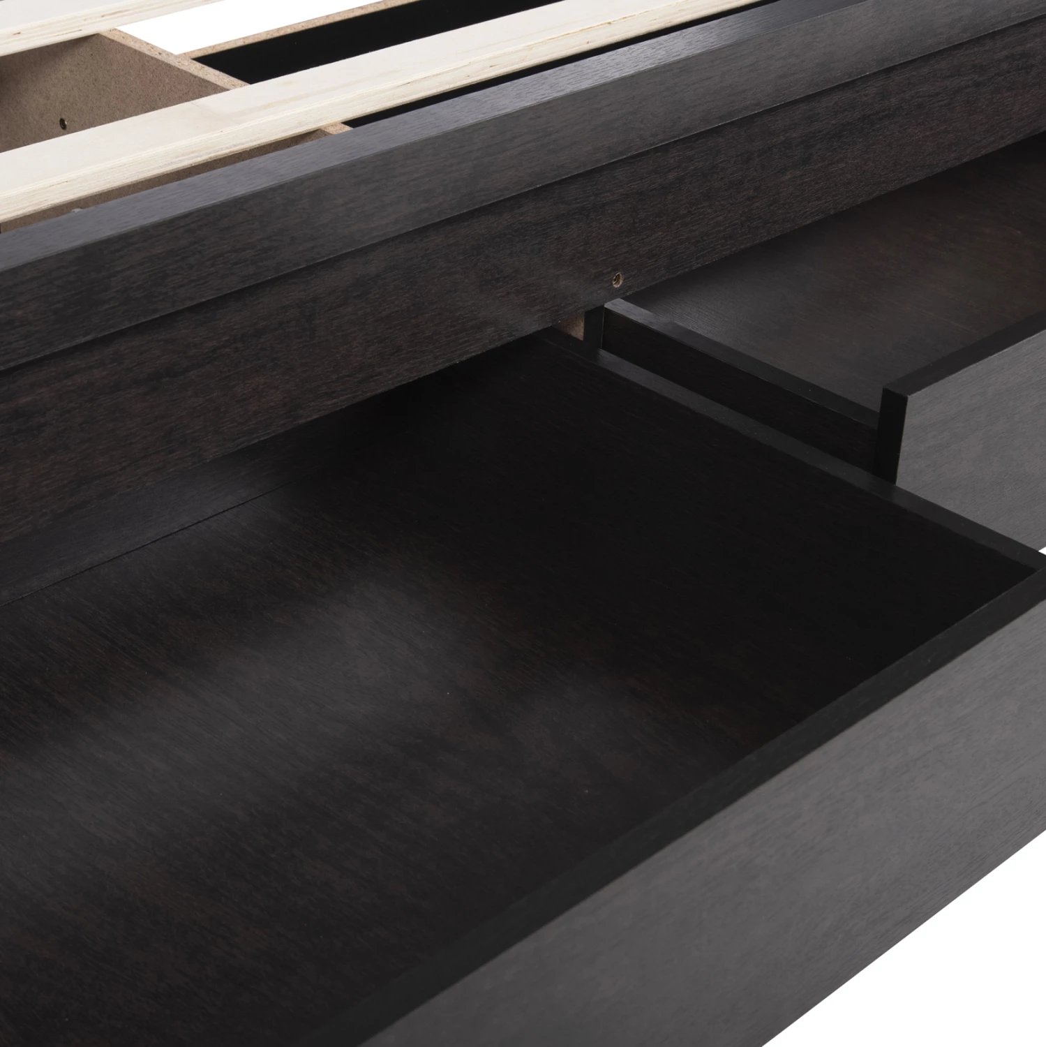 Krevat CAPRI FH312.11 me 2 sirtarë melamine, ngjyrë wenge, për dyshek 150x200 cm