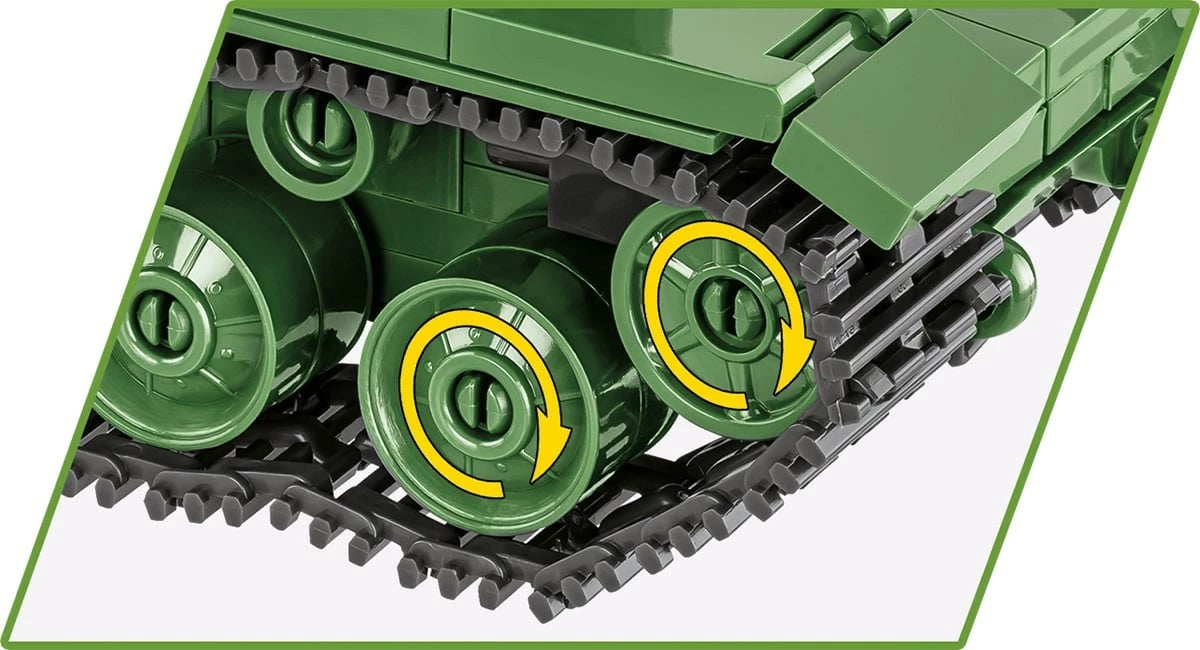 Set ndërtimi Cobi Klocki KV-2, 510 pjesë, Jeshile