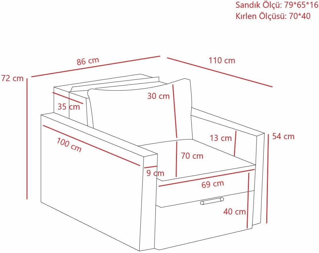 Krevat-karrige një vendi, Atelier del Sofa, Saros, krem