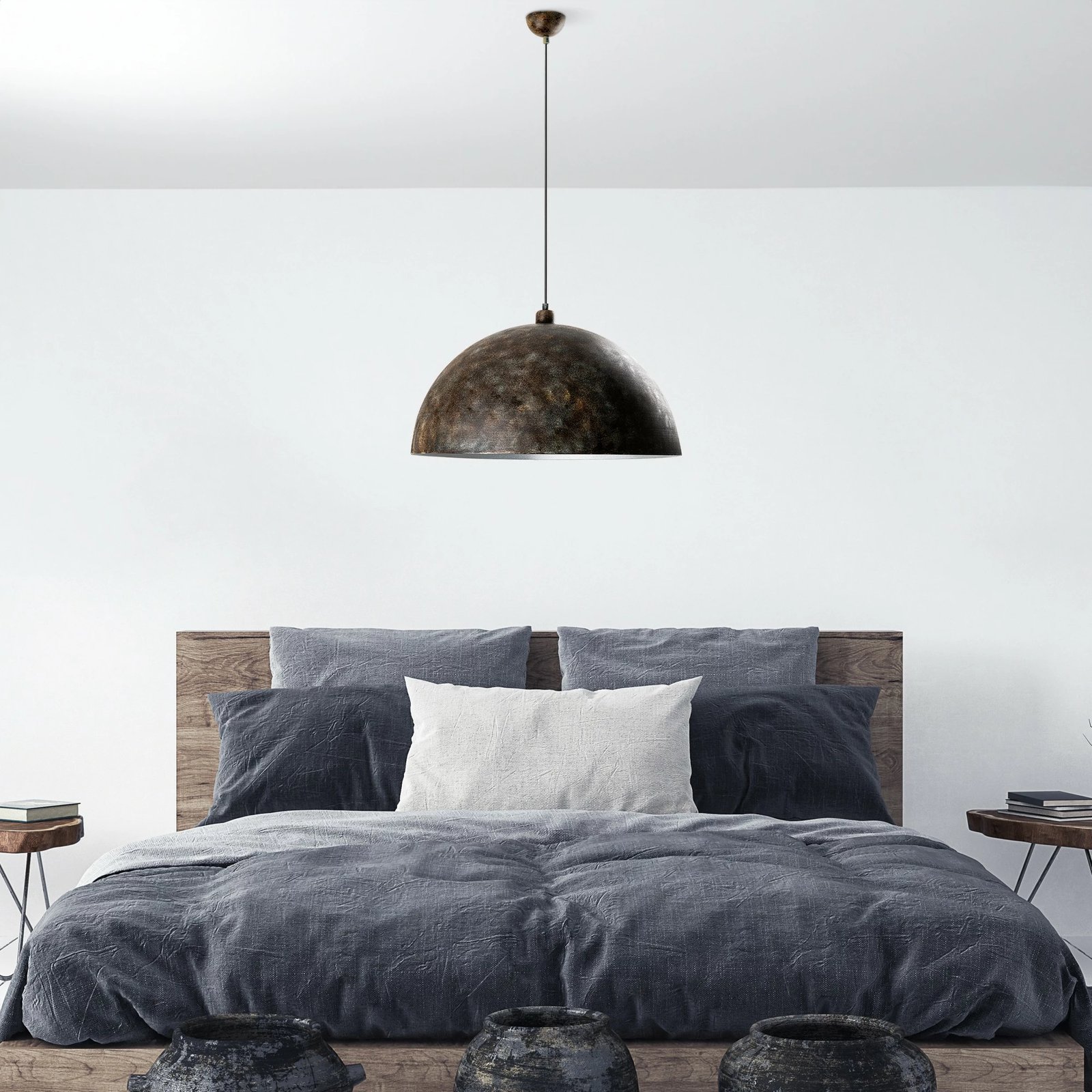 Llambë tavani Opviq, KURE-60-236-RETRO, ngjyrë antike, trup metalik