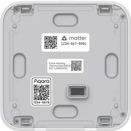 Termostat për ngrohje në dysheme Aqara Floor Heating Thermostat W500, i bardhë