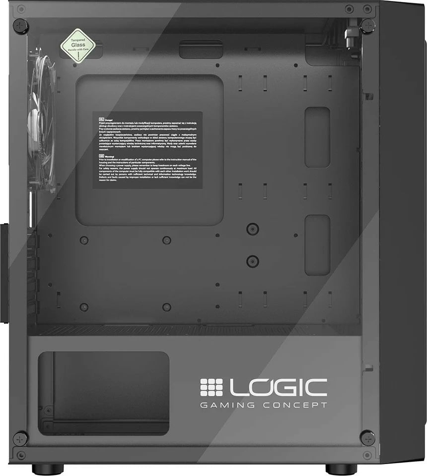 Kasë Logic Concept ATOS ARGB MINI USB 3.0, Mini Tower, e zezë Kasë Logic Concept ATOS ARGB MINI USB 3.0, Mini Tower, e zezë
