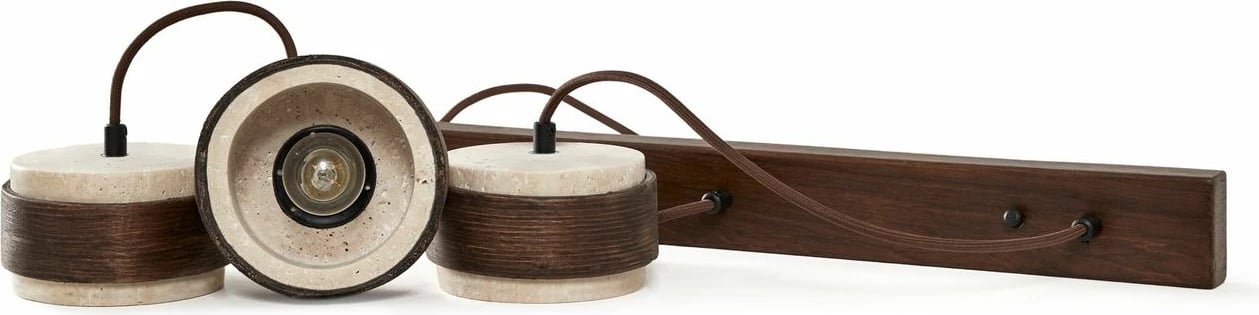 Llambë tavani Opviq Lover C, dru arre, bezhë