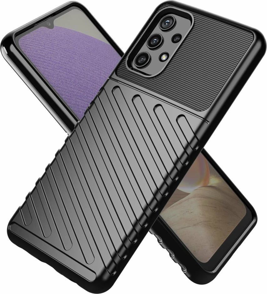 Mbështjellës Hurtel Thunder Case për Samsung Galaxy A72 4G, TPU, Blu