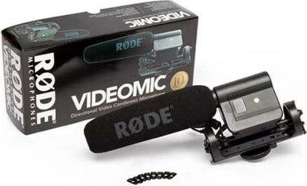 Mikrofon për kamera RODE VideoMic Rycote, i zi