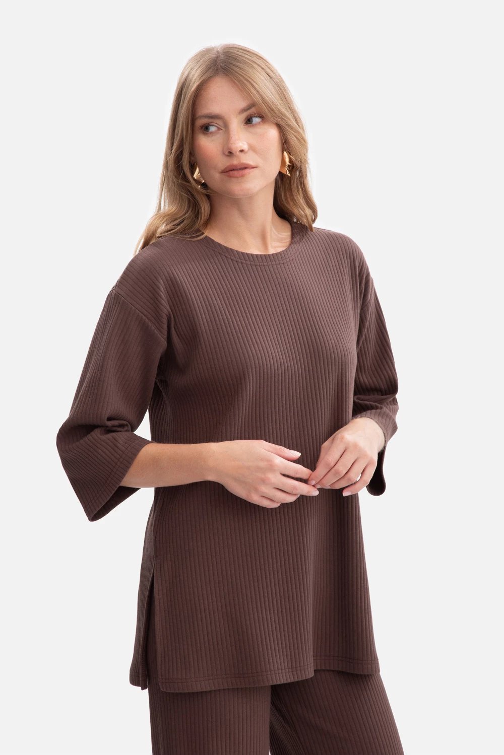 Bluzë femrash BeWear 218660, kafe
