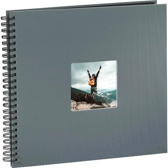 Album foto Hama Fine Art Spiral 36x32, 50 faqe të zeza, gri Album foto Hama Fine Art Spiral 36x32, 50 faqe të zeza, gri