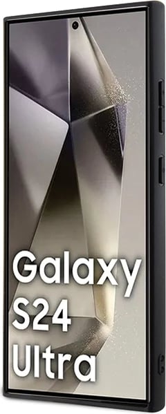 Mbështjellës BMW Leather Carbon për Samsung Galaxy S24 Ultra S928, i zi