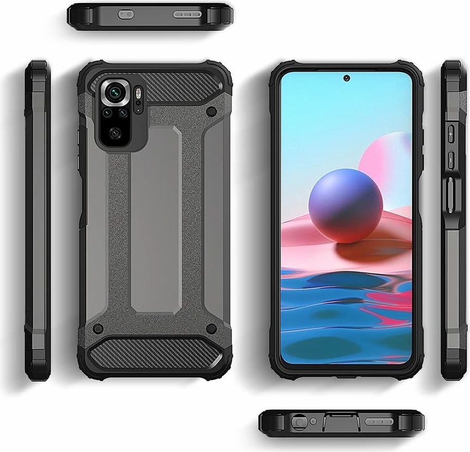 Mbështjellës Hurtel Hybrid Armor për Xiaomi Redmi Note 11T 5G / Redmi Note 11S 5G / Poco M4 Pro 5G, Blu