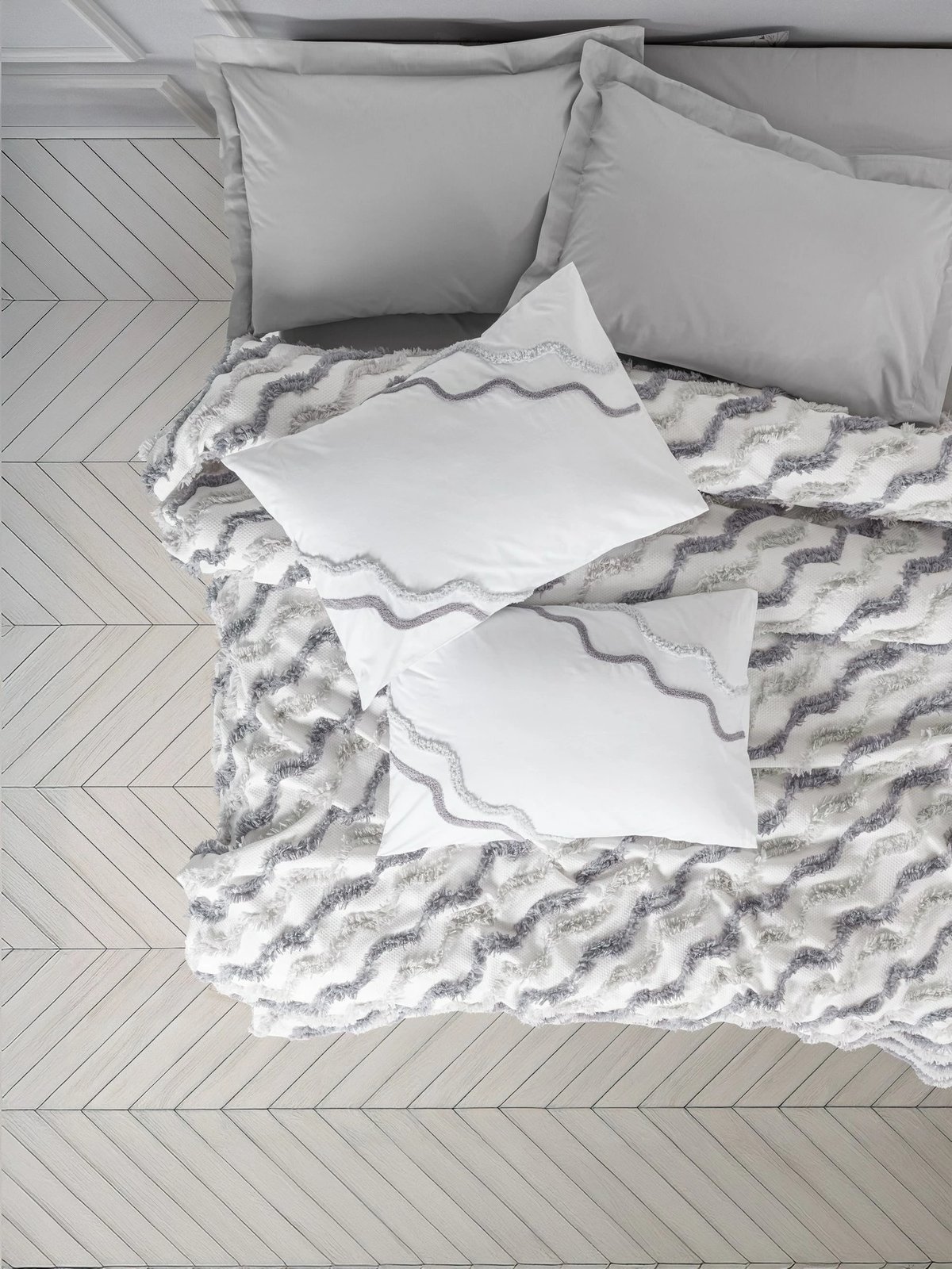 Set piké dopio, L'essentiel, Eldon, ngjyrë gri