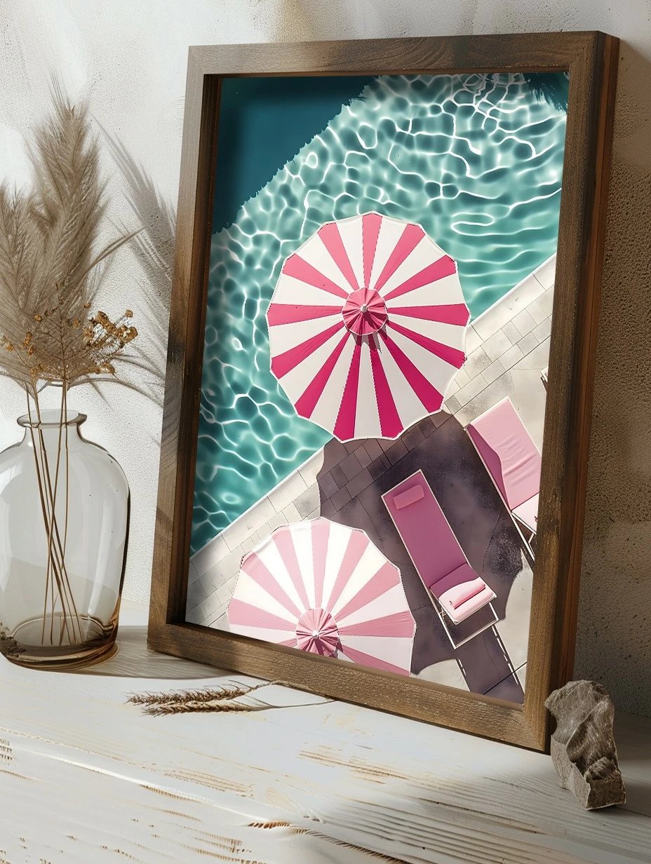 Pikturë dekorative me kornizë MDF, Wallity, GE100-L, shumëngjyrëshe, 35x47x3.5cm