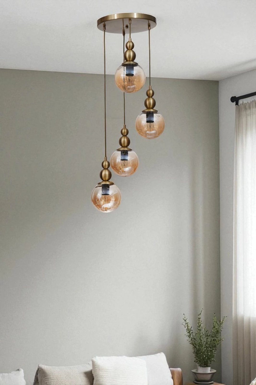 Llambadar Opviq, ngjyrë mjaltë dhe ar, 9051-4