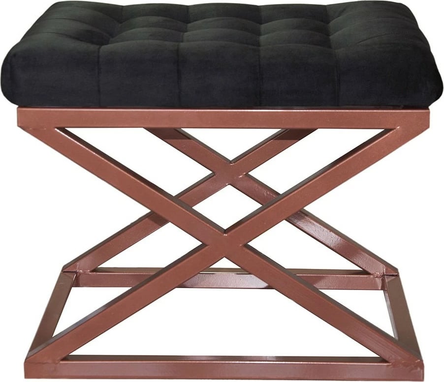 Puf Atelier del Sofa, ngjyrë bakri e zezë, Capraz