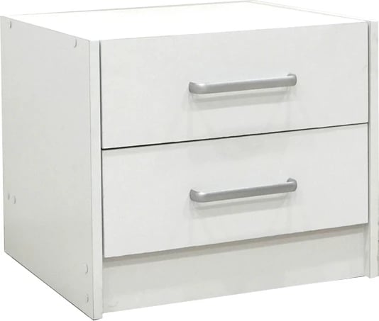 Set dhome gjumi Olympus, ngjyrë e bardhë, shtrat 140x200cm, 3 copë