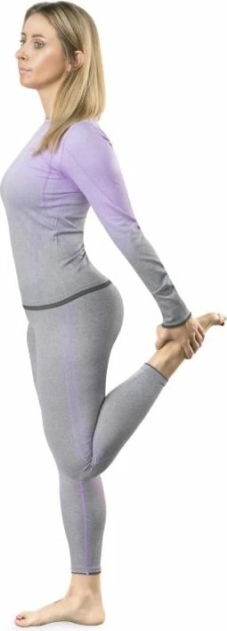 Veshje termoaktive për femra Spokey, ngjyrë vjollcë dhe gri Veshje termoaktive për femra Spokey, ngjyrë vjollcë dhe gri