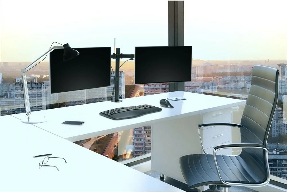 Kensington SmartFit® Ergo Dual Extended Monitor Arm, 32", e zezë