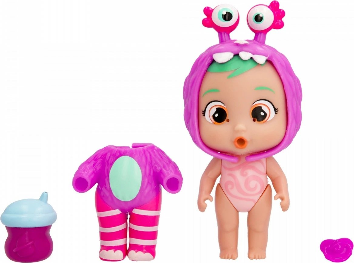 Kukull Cry Babies Stars Jumpy Monsters Bubu, Tm Toys, plastikë, për vajza, pa bateri, vjollcë Kukull Cry Babies Stars Jumpy Monsters Bubu, Tm Toys, plastikë, për vajza, pa bateri, vjollcë