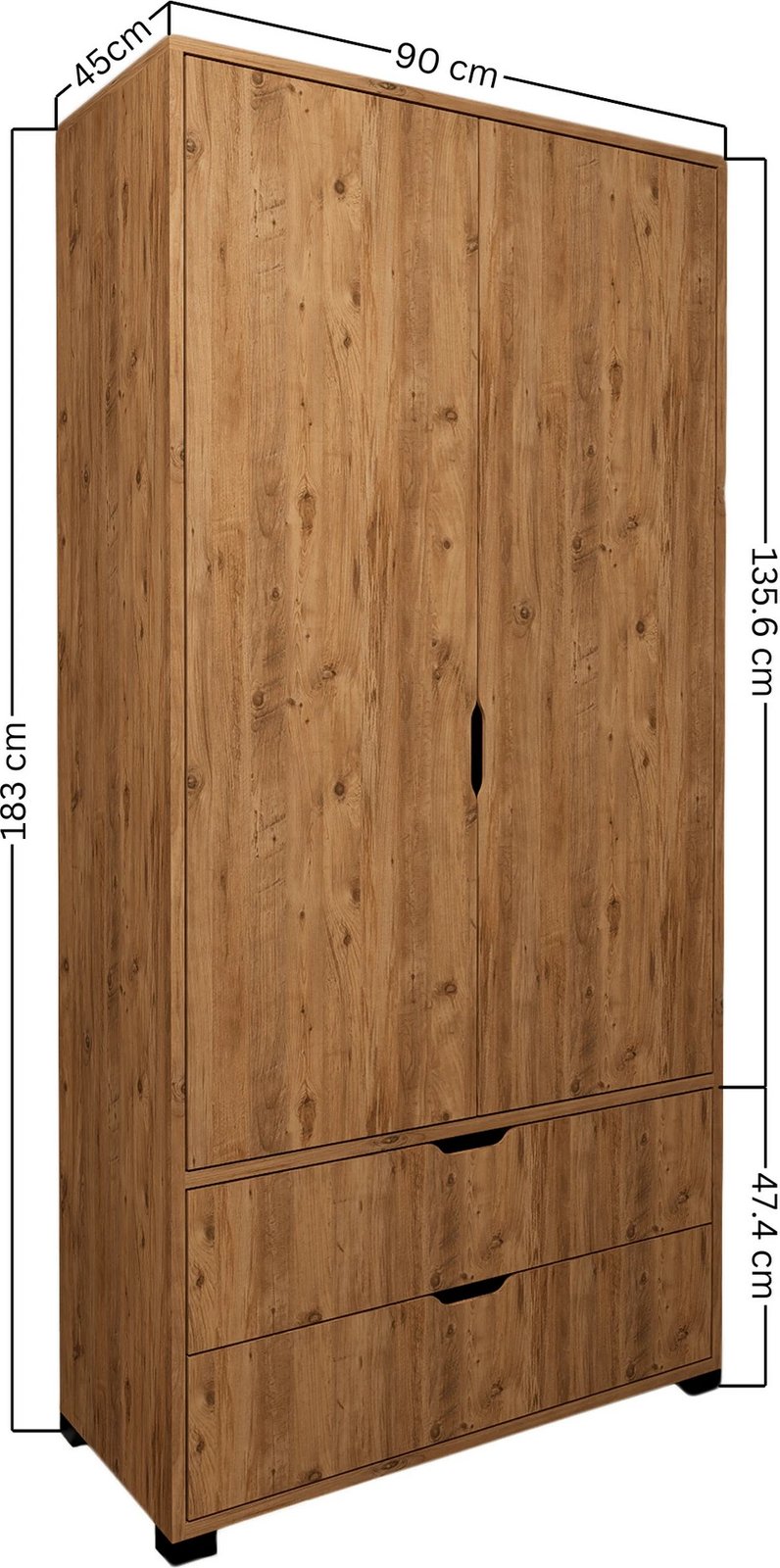 Dollap Hanah Home, ngjyrë pishë Atlantike, Atlas 1600-51 Dollap Hanah Home, ngjyrë pishë Atlantike, Atlas 1600-51