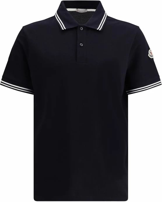 Maicë polo Moncler për meshkuj, e kaltër