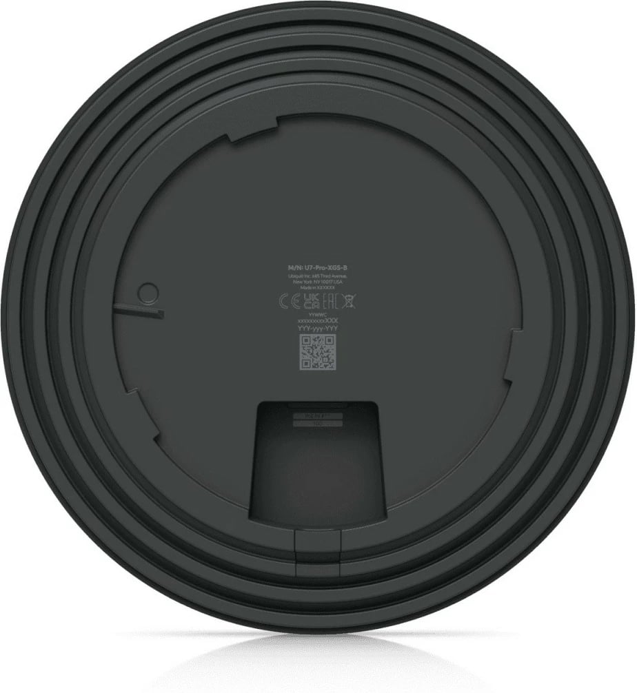 Access Point Ubiquiti U7-Pro-XGS-B, WiFi 7, 8-stream, tri-band 2.4/5/6 GHz, PoE++, i zi