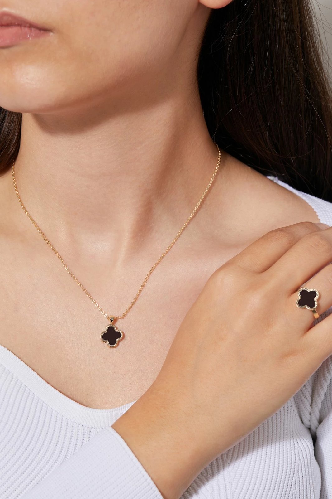 Set varëse me unazë metalike, ngjyrë ari, Elika, CSET9927