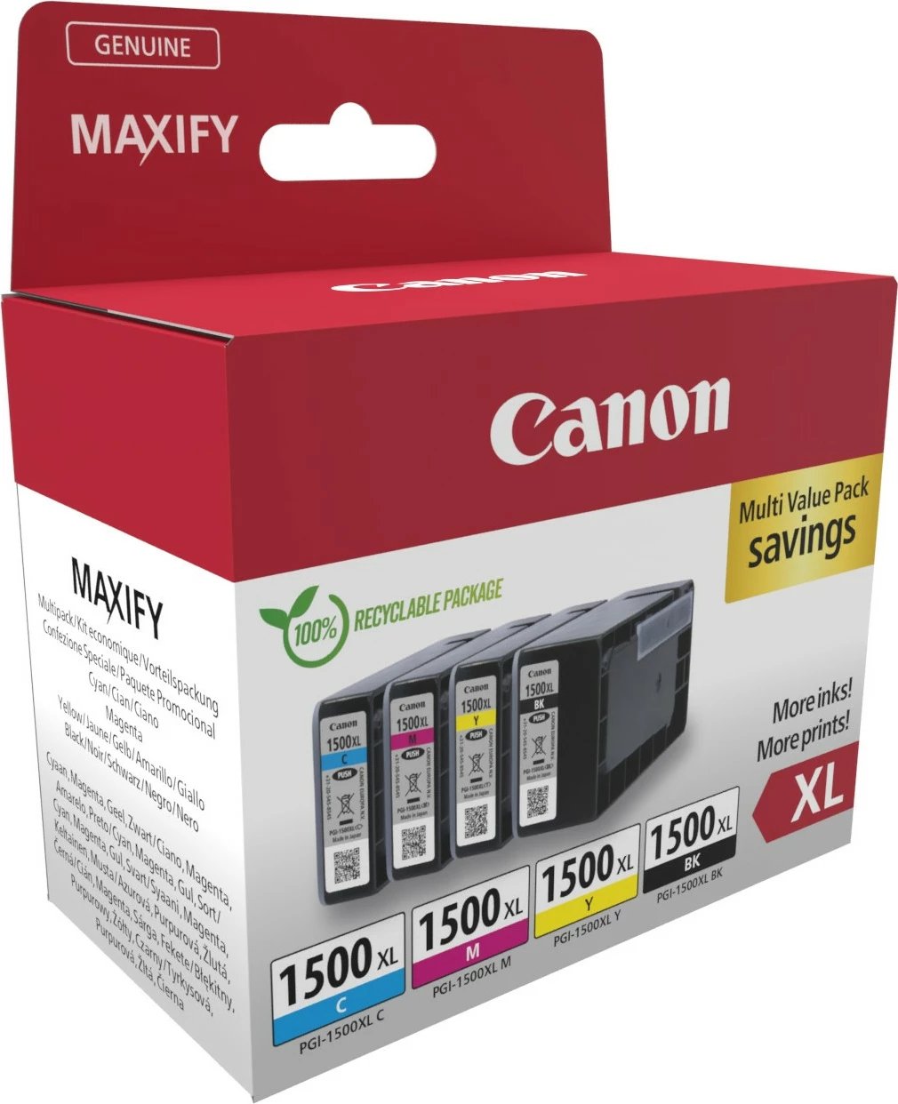 Toner Canon 9182B010, High (XL) Yield, 4 copë, Shumëngjyrësh