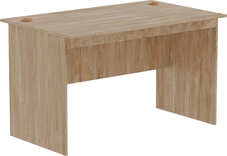 Tavolinë pune Anze, melaminë natyrale, 150x75x75cm