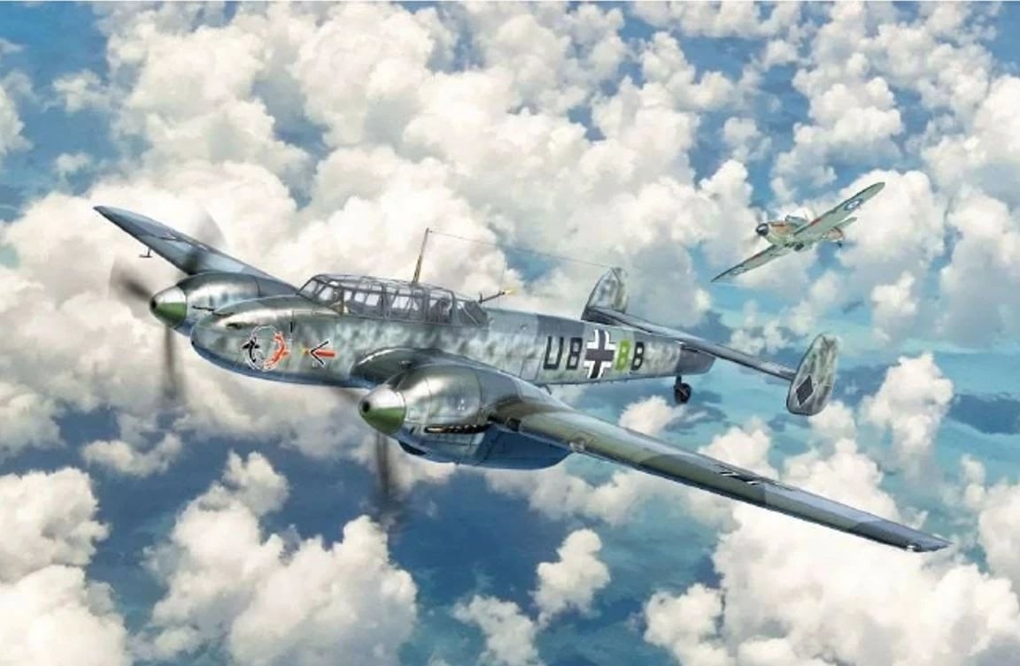 Model plastik Italeri BF-110C Zerstorer 1:72, për ndërtim Model plastik Italeri BF-110C Zerstorer 1:72, për ndërtim