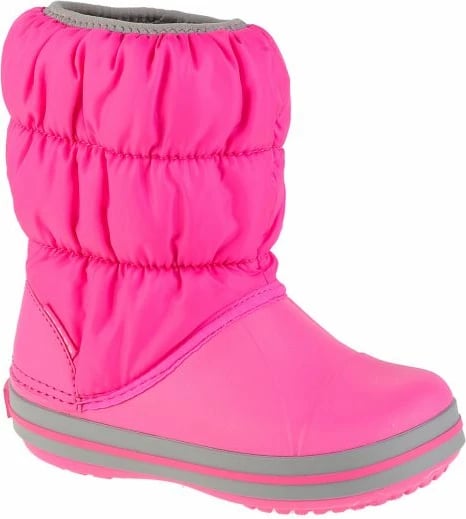 Çizme dimri për vajza Crocs, të kuqe