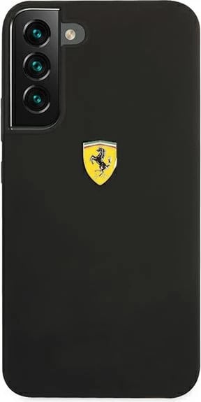 Mbështjellës Ferrari On Track Silicone për Samsung Galaxy S22+, i zi
