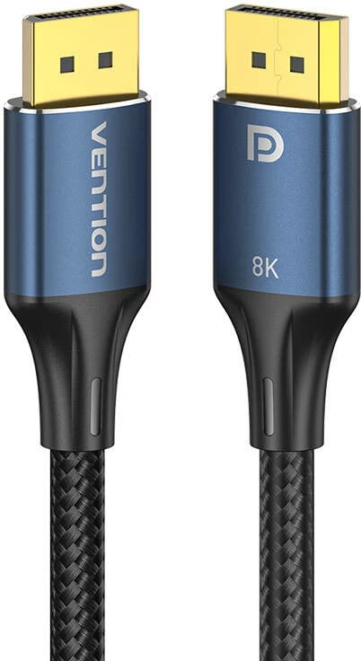 Kabllo DisplayPort 1.4 Vention HCELF, 1m, 8K 60Hz/4K 120Hz, Blu
