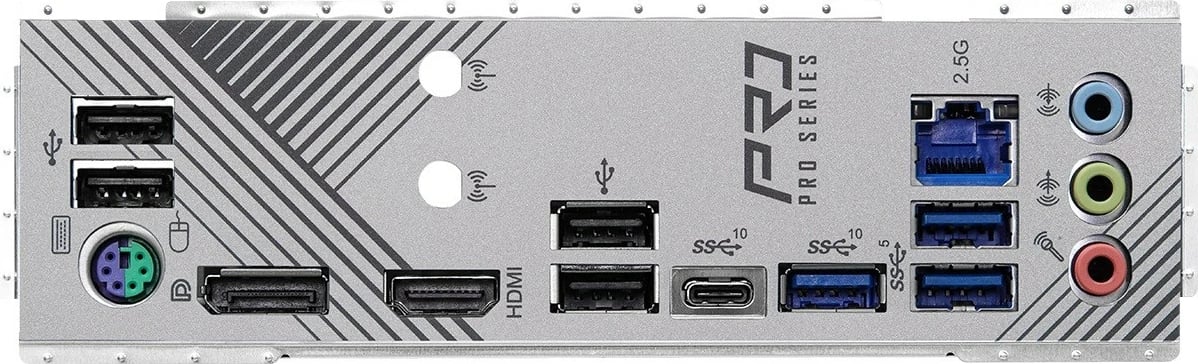 Pllakë amë ASRock Z790 PRO RS, LGA1700, DDR5, ATX, e zezë