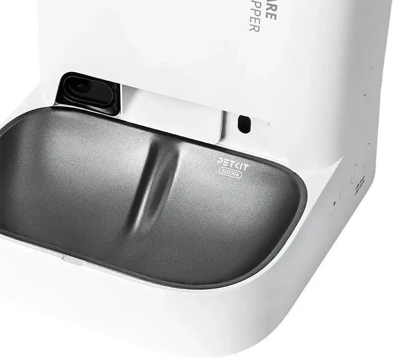 Shpërndarës ushqimi i mençur PetKit Yumshare Dual Hopper, 5L, me kamerë, i bardhë