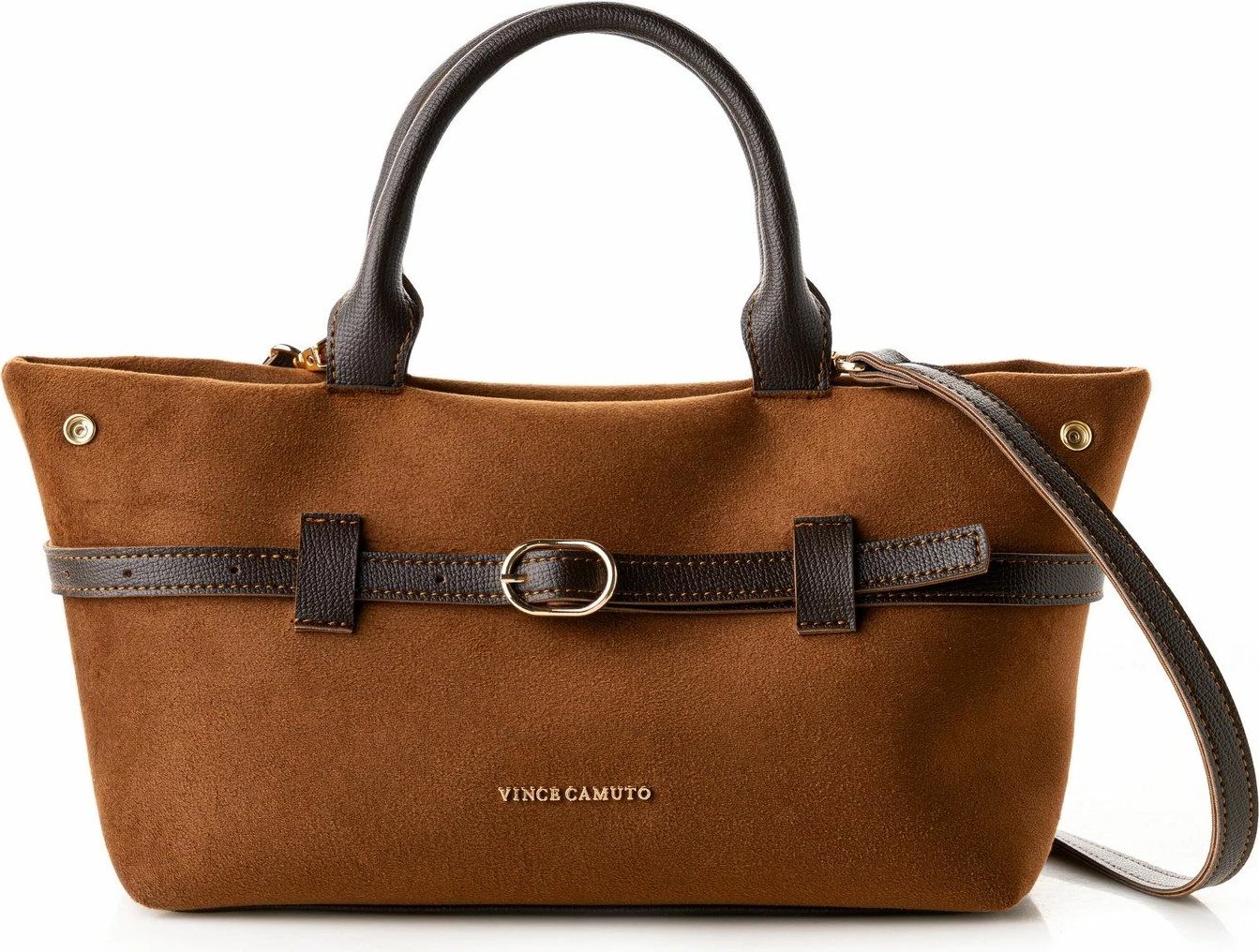 Çantë tote Vince Camuto, Vittoria Mini, kamosh kafe