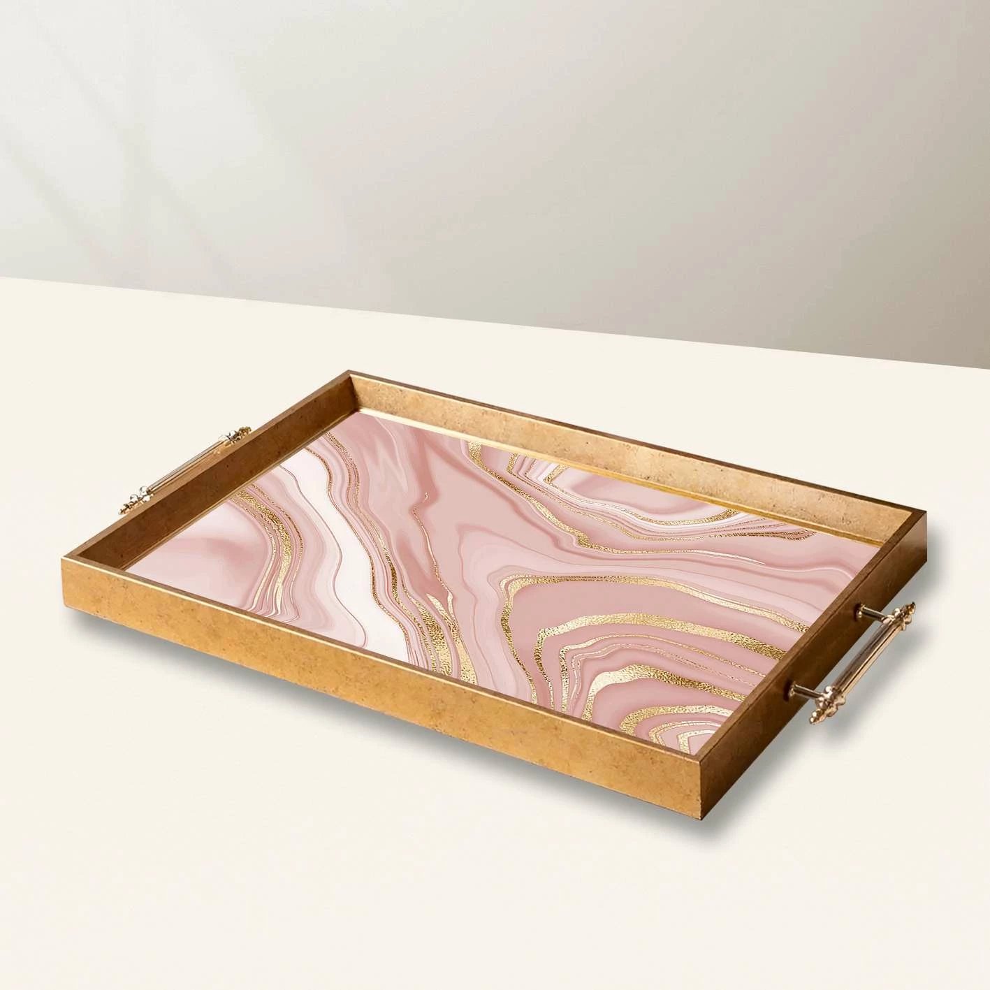 Tabaka dekorative prej qelqi, dizajn Aberto, TPEA10007, shumëngjyrëshe