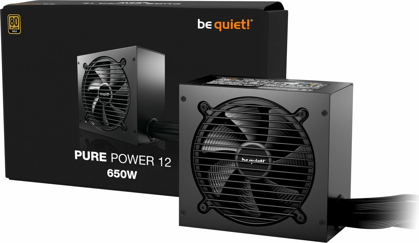 Kasë energjie Be Quiet! PURE POWER 12 650W, 80 PLUS Gold, e zezë