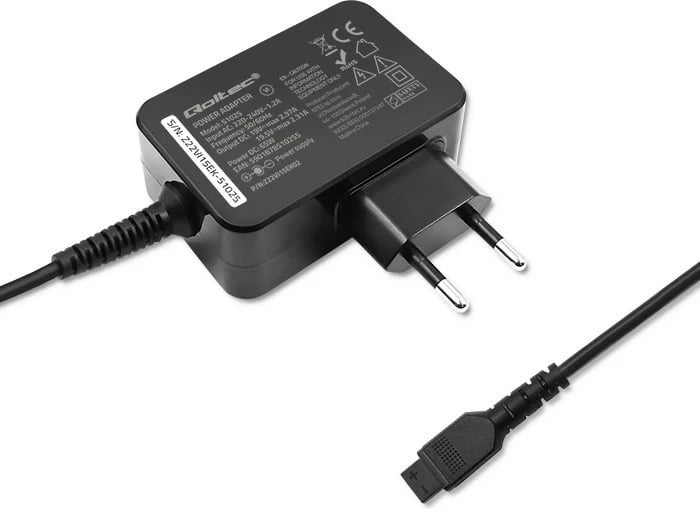 Adapter universal rryme Qoltec 51025, 45W, 8 konektorë
