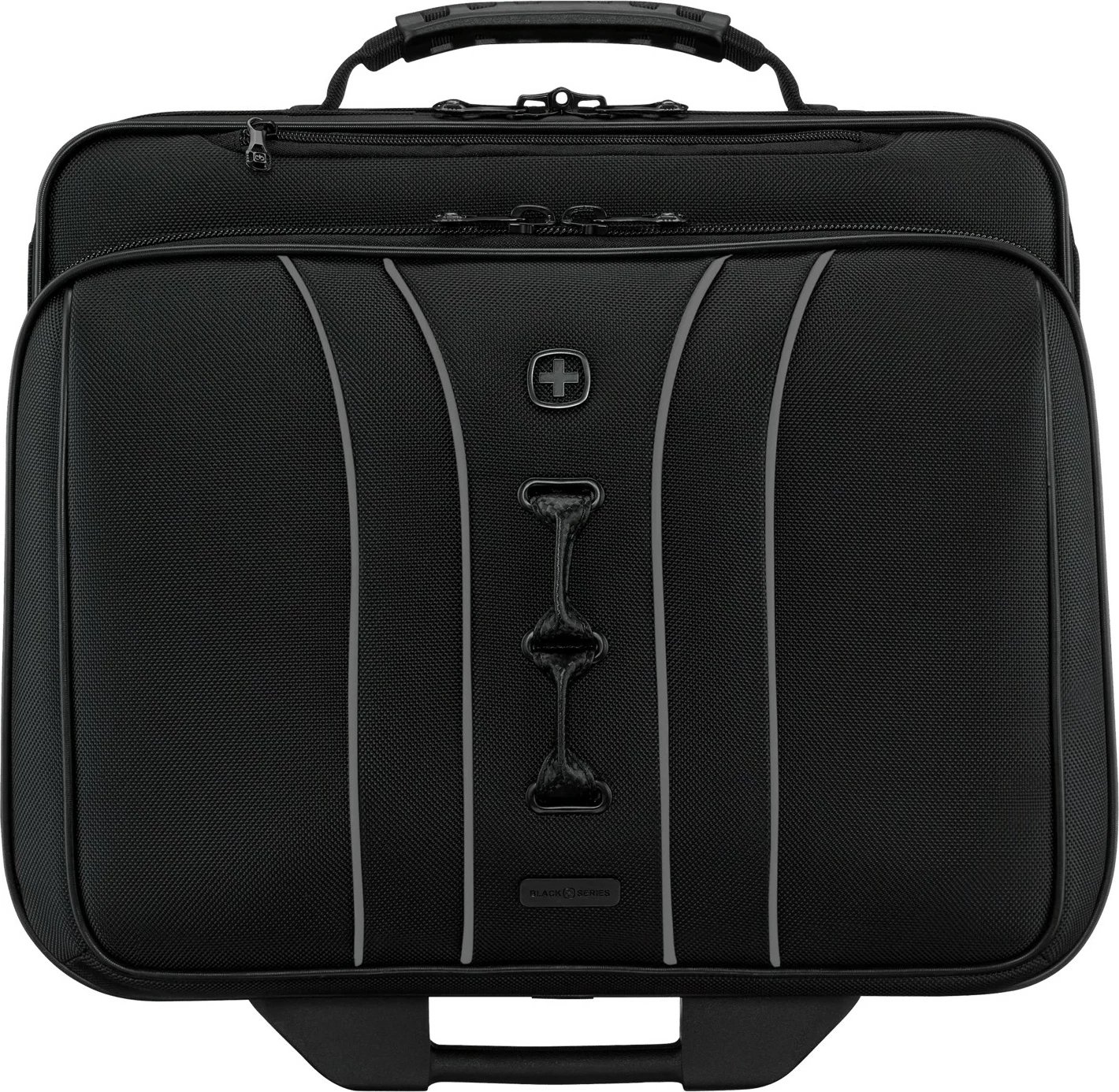 Çantë laptopi Wenger Legacy Black Series 15.6 inç me rrota, e zezë